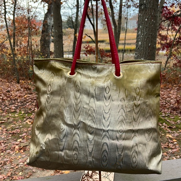 Loewe Gold Tote  w. COA Colorful Anagram - color loss  - with COA - Picture 5 of 17